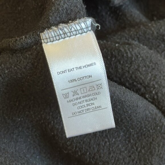 New Don't Eat The Homies DETH vegan streetwear relaxed cotton hoodie sweatshirt - Picture 13 of 15